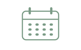 An icon showing a month view of a calendar.