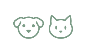 An icon showing the faces of a dog and cat.