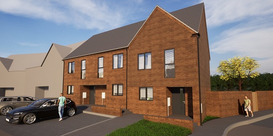 An image showing an artist's impression of a Ketley Bank property