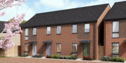 An artists impression of a Weston house