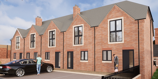 An image showing an artist's impression of a The Gower property