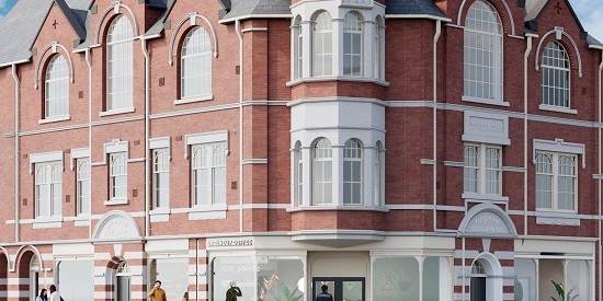 An image showing an artist's impression of the Wrekin Hall property