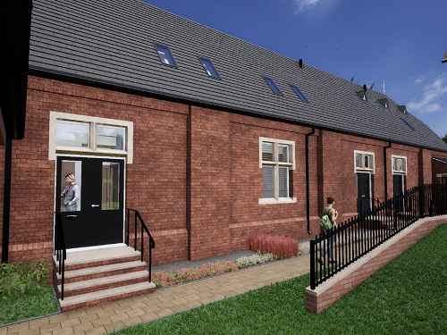 An artist's impression of a Horton styled property at The Gower